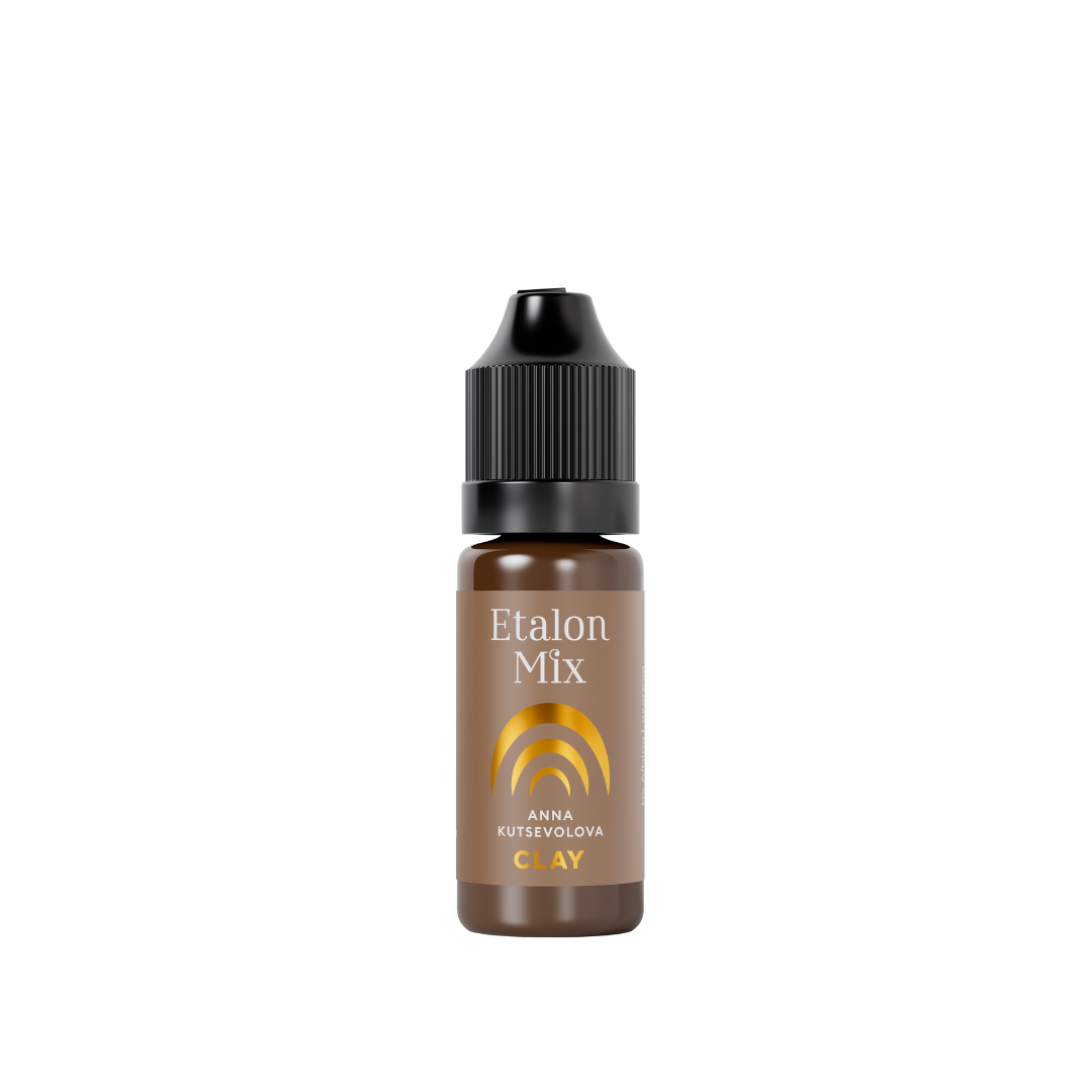 Clay hairstroke pigment by Anna Kutsevolova