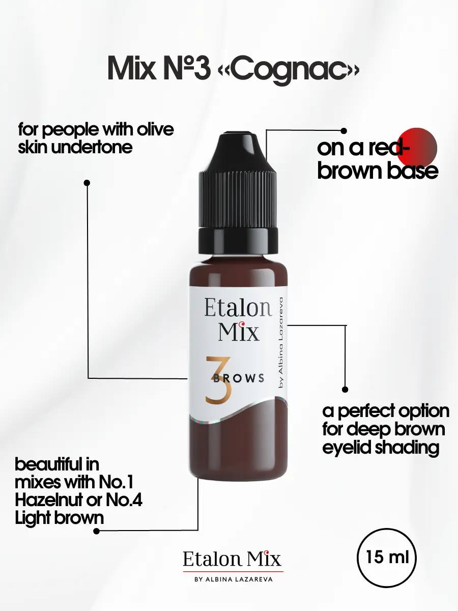 Hybride TRIO BROW set: 1-3-5 15ml