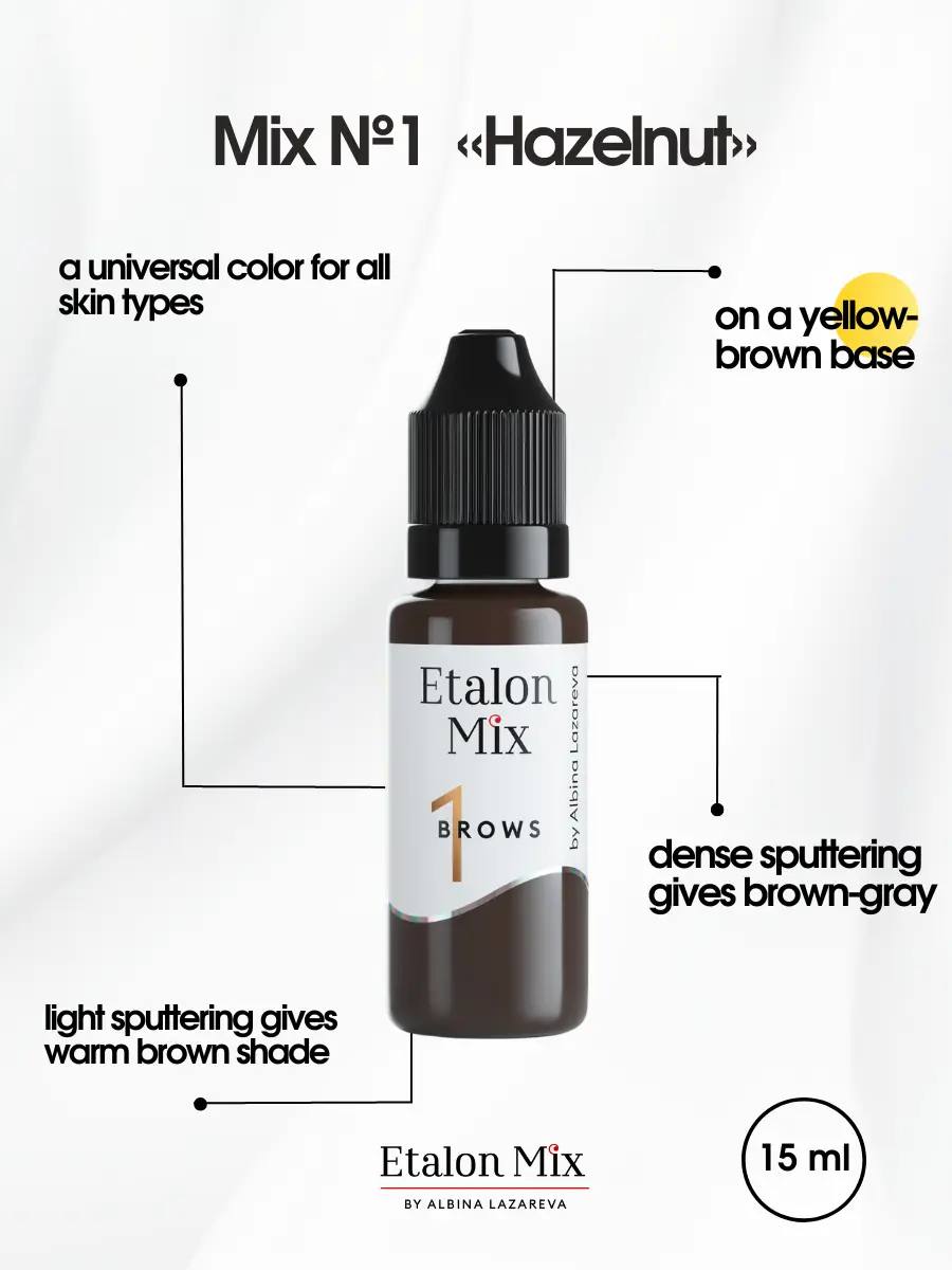 Hybride TRIO BROW set: 1-3-5 15ml